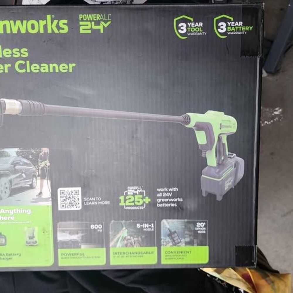Greenworks Cordless Power Cleaner